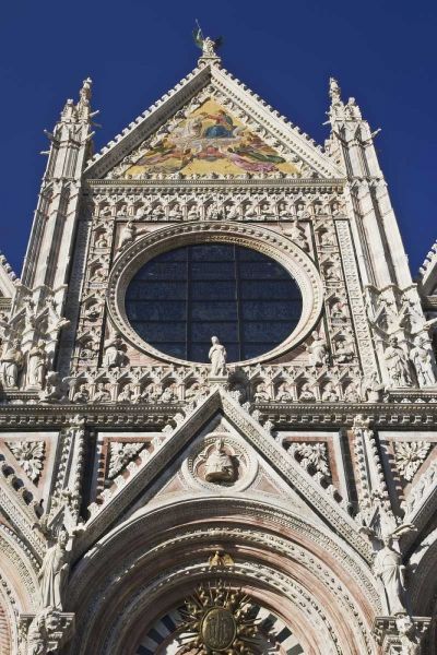 Italy, Tuscany Facade of the Duomo cathedral